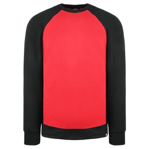 Dickies Two Tone Mens Red/Black Sweater