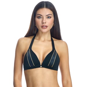 Sujetador de bikini halter sin aros W241705 mujer