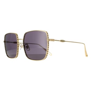 Chopard cuadrado damas brillante oro rosa humo gradiente schc85m