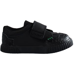 Pateadores zapatos negros para niños bajos