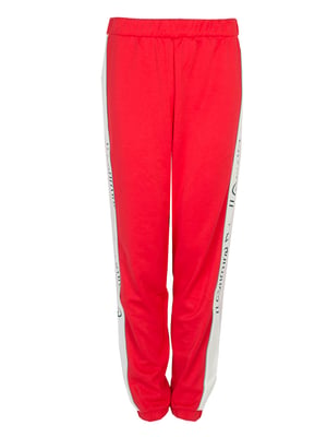 Juicy Couture Pantalones Track de mujer rojo
