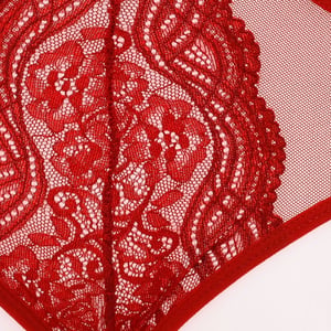 Braguita culotte de encaje con tira en la cintura 21681 mujer