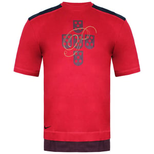 Camiseta roja para hombre Nike Swoosh