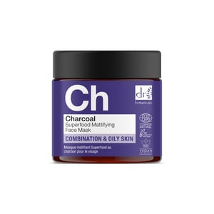 Dr Botanicals Mascarilla Facial Matificante Superalimentos Carbón 60ml