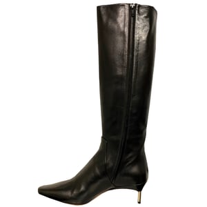 Mulberry Hasta La Rodilla Tacones Negros