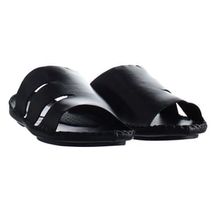 Hush Puppies Bellerin Marruecos Sliders negros para hombres