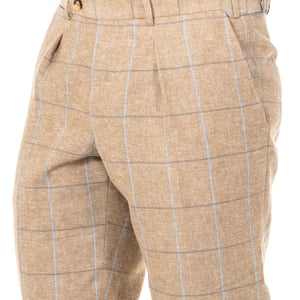 Pantalón largo a cuadros con bajos con dobladillo JMTJ01 hombre