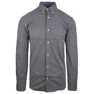 Eden Park Paris Camisa gris para hombres regulares