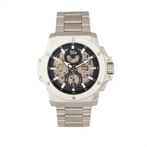 Reloj automático con pulsera esqueleto Reign Commodus