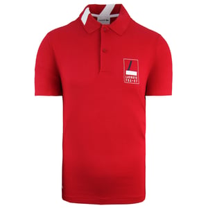Lacoste Slim Fit Mens Red Polo camisa