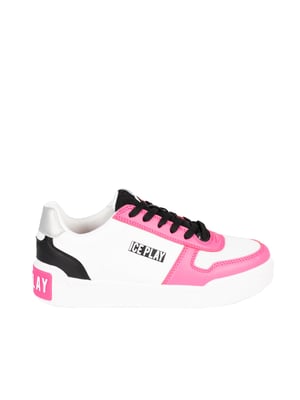 Ice Play Zapatillas de mujer Blanco, rosado