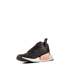 Adidas nmd_r2 primeknit entrenadores negros para mujer