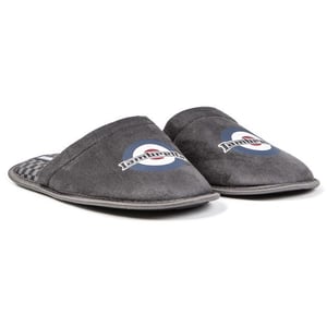 Zapatillas grises de carbón de carbón de hombres lambretta