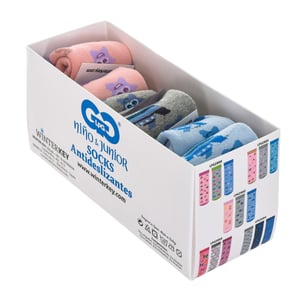 Pack-6 Calcetines antideslizantes LPG2002 infantil