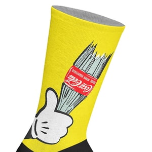 Calcetines de caña larga estampados elásticos unisex