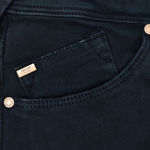 Pantalones largos tejanos de tejido elástico 6Y5J28-5N2FZ mujer