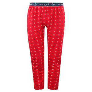 Penguin estirado original cintura roja para hombre jersey pijamas bottoms mlhpe829
