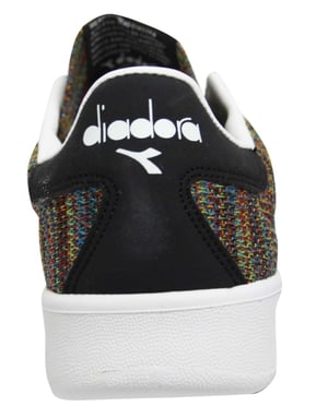 Diadora B Elite Spw Weave Entrenadores para hombres Black Casual Lace Up Sports Sports 80013