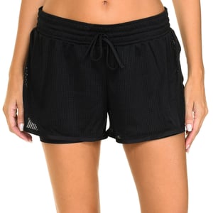 Short Deportivo 2 en 1 ajuste mediante cordón D07MP mujer