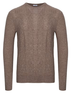Jersey Malo Optimum de cachemira marrón