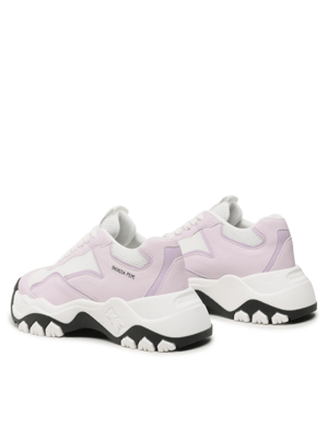 Patrizia Pepe Zapatillas de mujer Blanco, Violeta