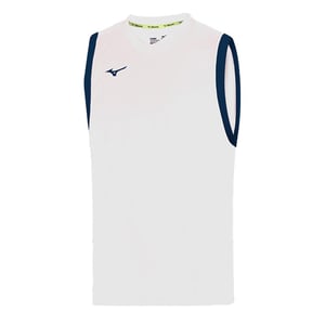 Chaleco Mizuno Authentic Basketball Hombre Blanco