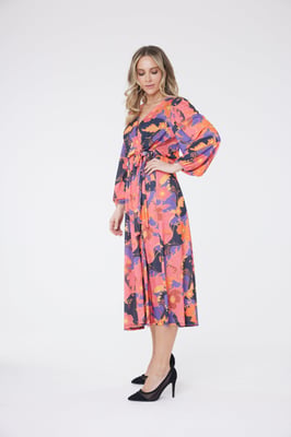 Vestido estampado floral Bella