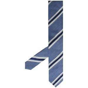 Corbatas Hackett London Printed Novelty Stripe para hombre en azul