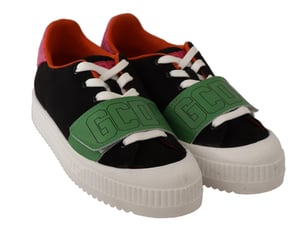 Zapatillas bajas de gamuza multicolor para mujer GCDS