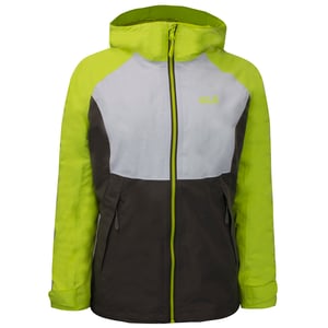 Jack Wolfskin Mount Isa 3in1 para mujer gris/chaqueta verde