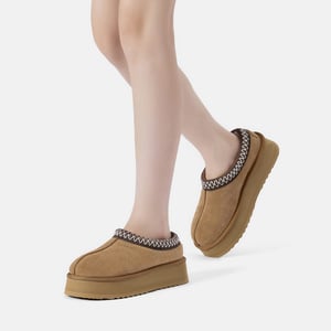 EVER AU Mujer Pantuflas De Piel - Wonga