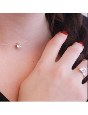 Colgantes Lágrimas de Sirena - Oro y Cristal