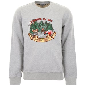 Lanvin Fighter By Day Lover By Night Forest suéter gris
