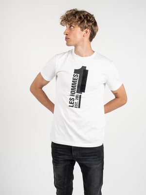 Camiseta Les Hommes Hombre Blanca