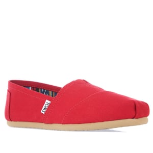 Toms Alpargatas Red Womens Plimsolls