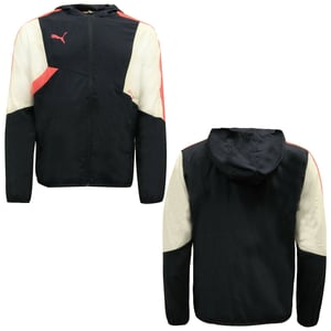 PUMA IT EVO Mens Navy Zip Up Training Hoody Hood Pack Top Jacket 654398 57 A45A