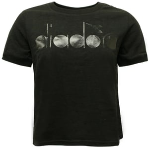 Diadora Sportswear Camiseta negra para mujer