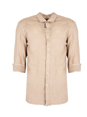 Camisa Xagon Man Lino Hombre Beige