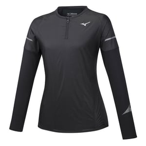 Mizuno Hineri Hybrid Top Negro Mujer