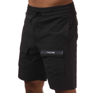 Pantalón corto cargo NICCE Element de hombre en negro