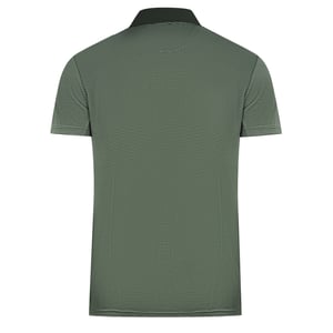 Polo de golf con microrayas Deep Spruce de Lyle & Scott