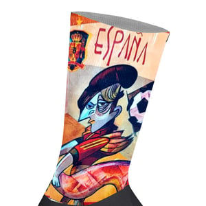 Calcetines de caña larga estampados elásticos unisex