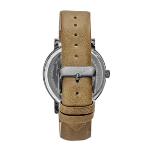 Simplifique el reloj con correa de cuero 7000
