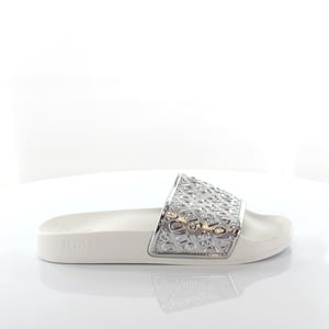 Slydes Sky Womens White/Plate Sliders