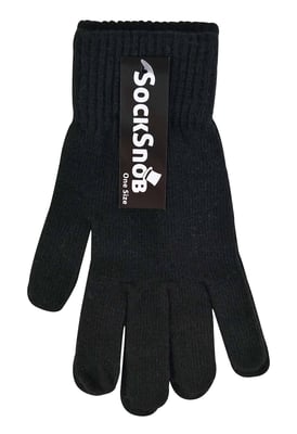 Guantes térmicos de lana de punto para mujer / mujer para tiempo frío