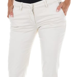 Pantalon Largo estilo chino con bajos rectos 70DBF0028-R123 mujer
