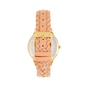 Reloj Sophie & Freda Tucson con correa de cuero y cristales Swarovski