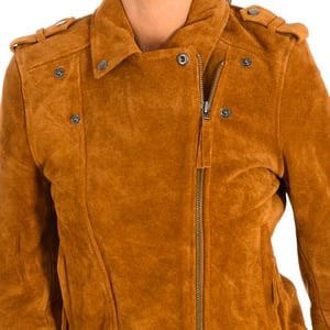 Chaqueta de cuero manga larga 9066