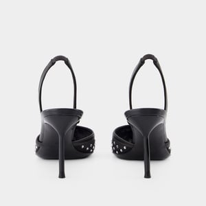 Bombas Lidia Slingback 70 - Paris Texas - Sintético - Negro