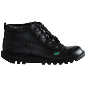 Patadas Mid Quilt Womens Black Boots